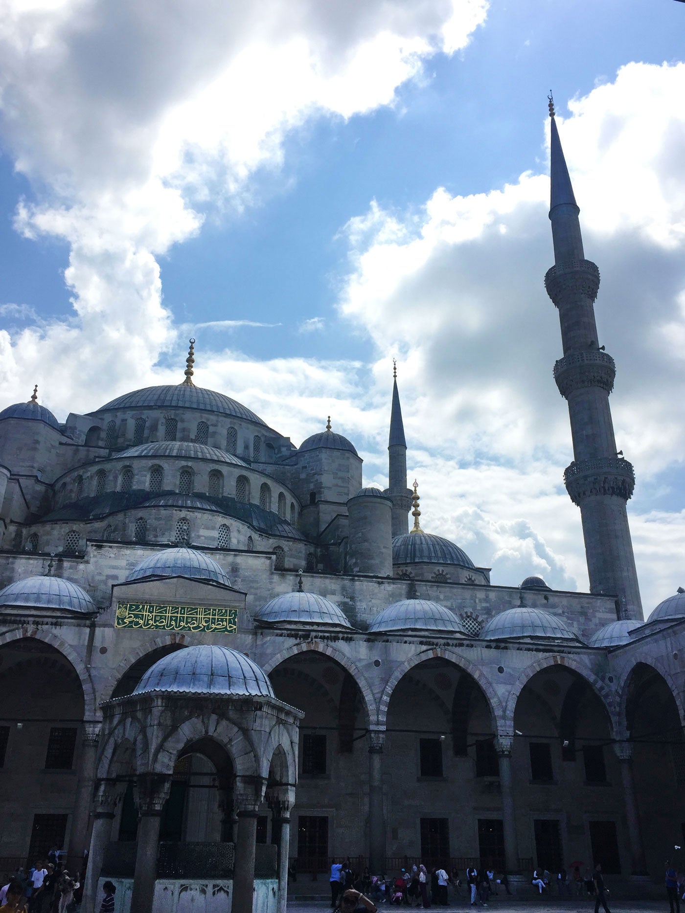 Photo take of the blue mosque in Istanbul on an Artemis design co sourcing trip.