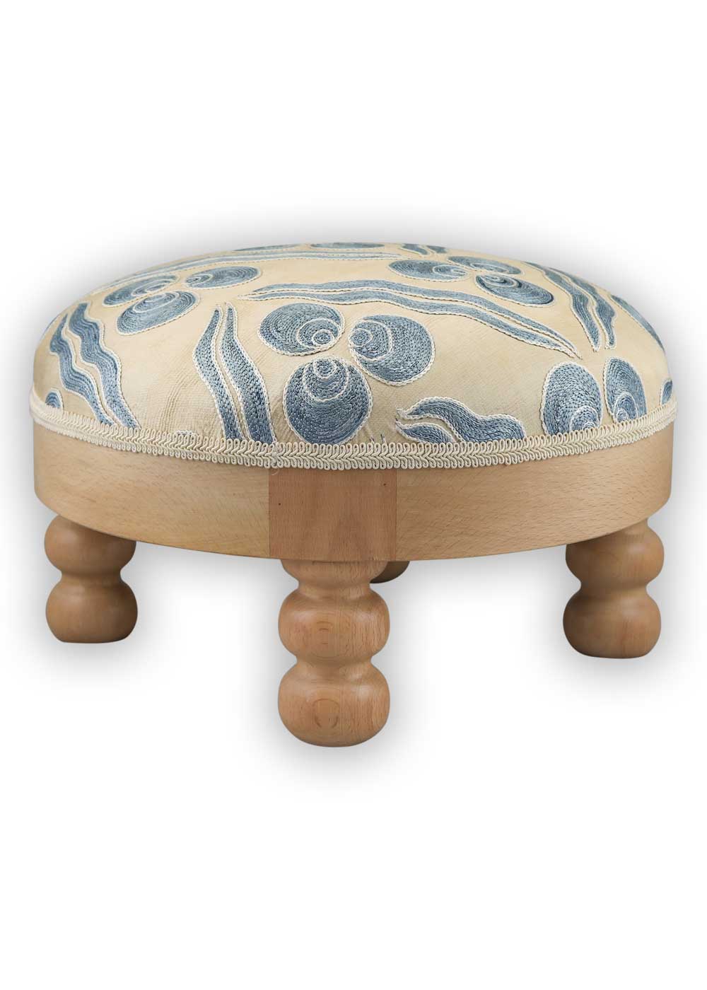 Suzani Footstool, Cintamani