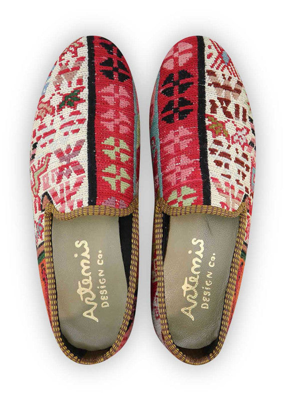 Artemis Design & Co Men's Loafers are the epitome of style and versatility. With a stunning color combination of red, orange, pink, white, black, green, sky blue, and brown, these loafers are sure to make a statement. Crafted with premium quality materials, they offer unbeatable comfort and durability. (Front View)