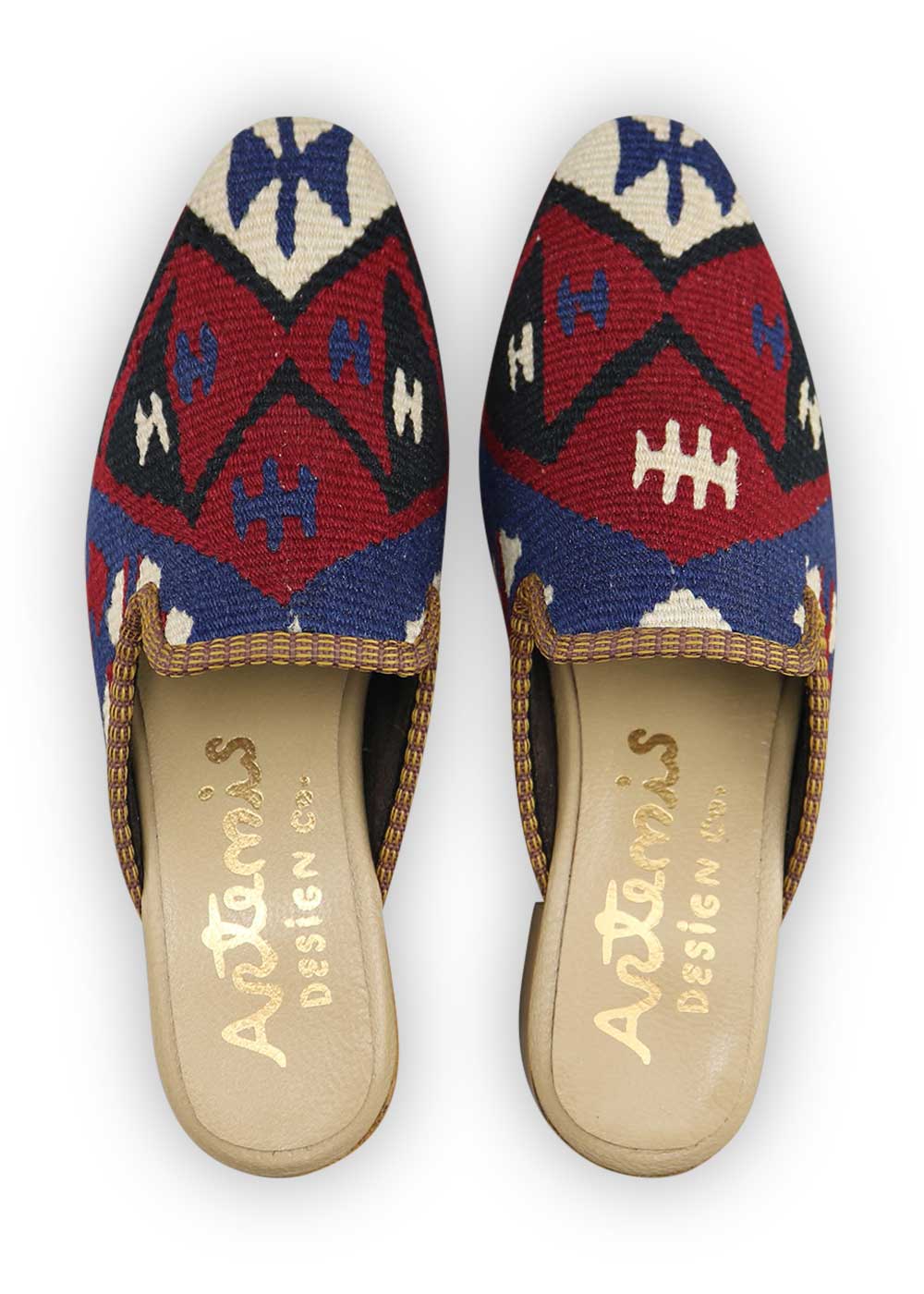 Women's Kilim Mules - Size 6