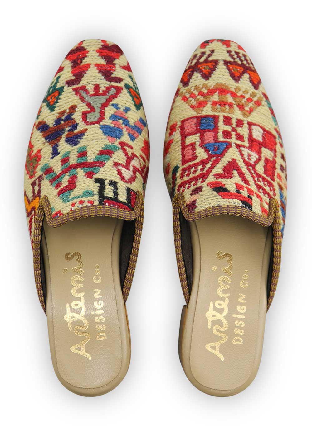 Women's Sumak Kilim Mules - Size 7