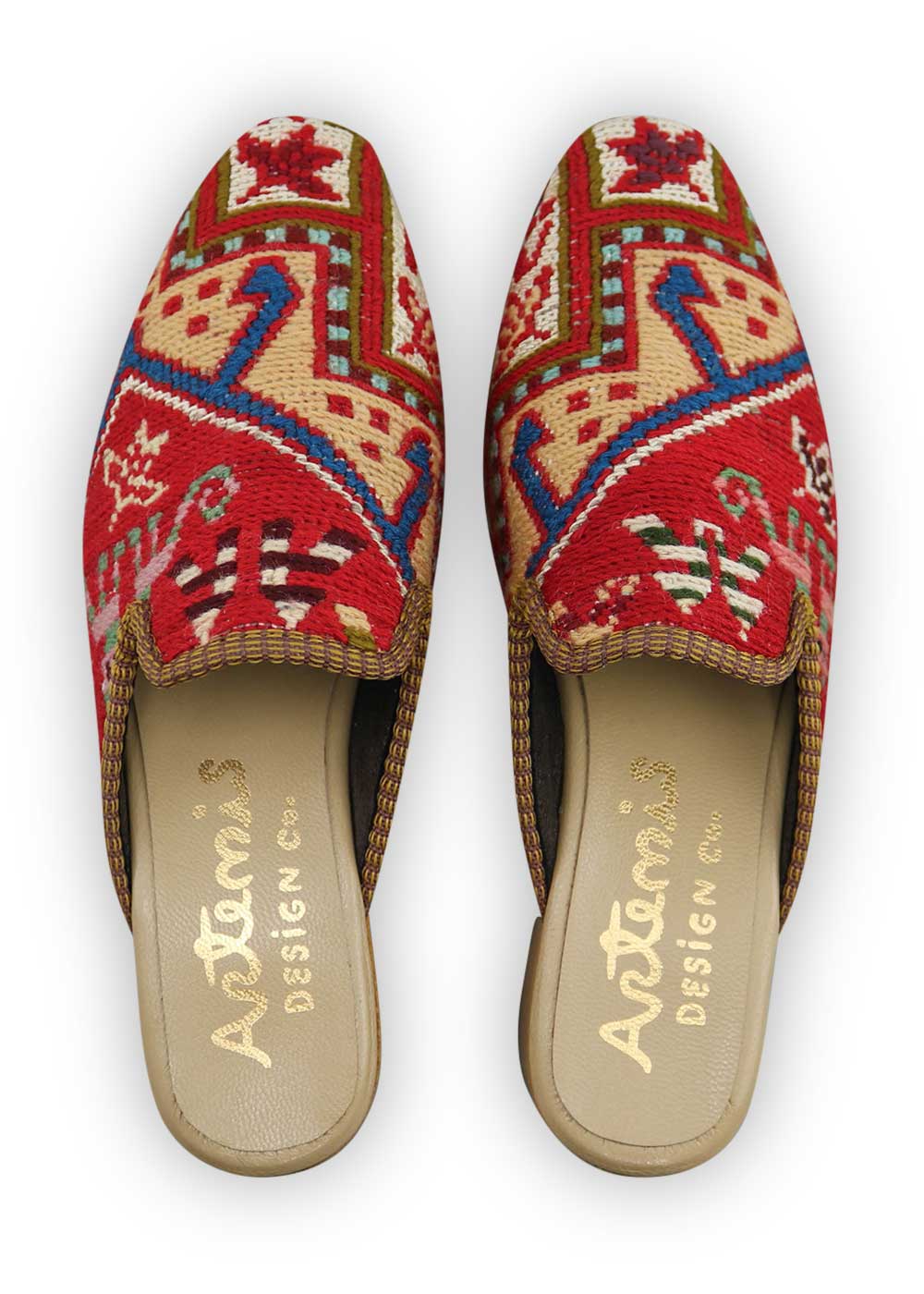 Women's Sumak Kilim Mules - Size 8