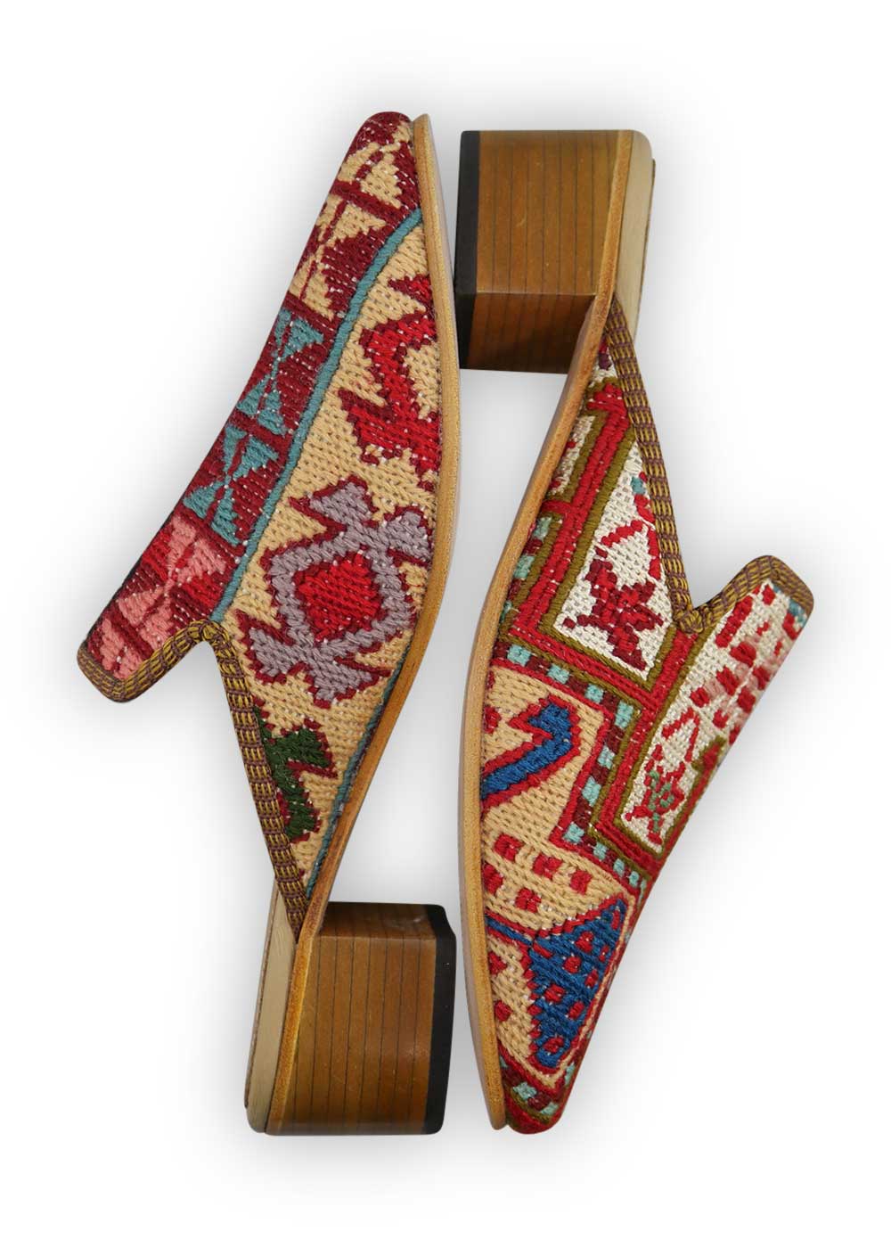 Women's Sumak Kilim Mules - Size 9