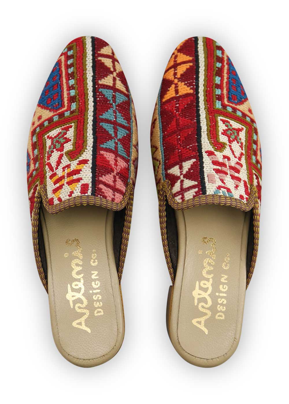 Women's Sumak Kilim Mules - Size 9