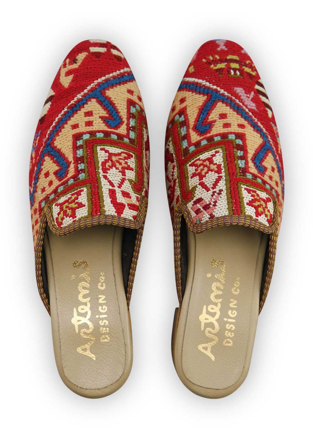 Women's Sumak Kilim Mules - Size 10