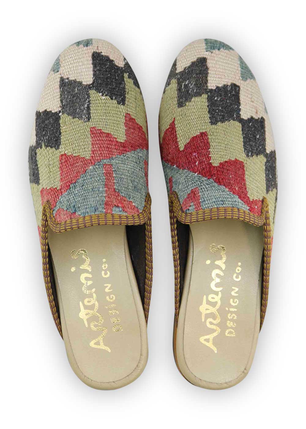 Women's Kilim Slippers - Size 7