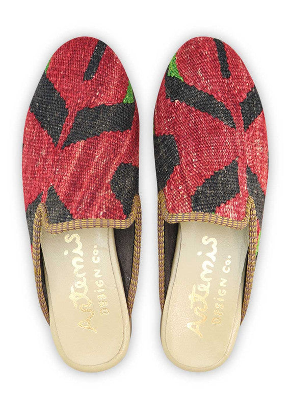 Artemis Design& Co Women's Slippers in black, red, and neon green color combination are the epitome of style and comfort. These meticulously crafted slippers are made with high-quality materials and attention to detail, ensuring durability and long-lasting comfort.  (Front View)