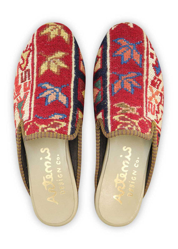 The Artemis Women's Slippers radiate a vivid tapestry of colors, including white, red, green, purple, sky blue, teal, pink, and orange. These slippers seamlessly blend the classic appeal of white with the vibrancy of red, green, and orange, enriched by the regal charm of purple and the serene shades of sky blue, teal, and pink. (Front View)